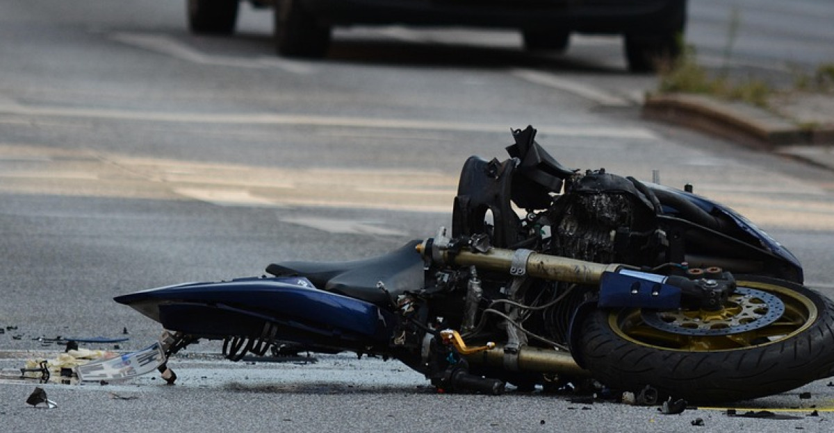 motorcycle accident road traffic danger