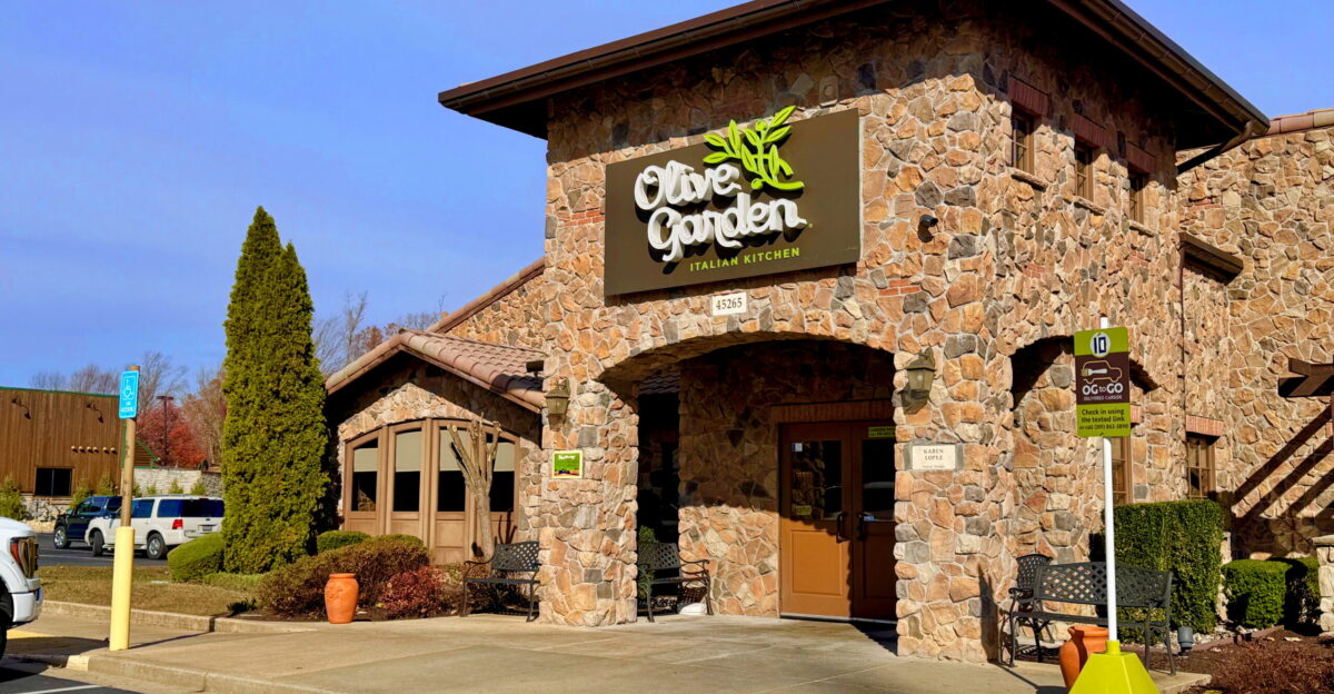 An Olive Garden restaurant in California Maryland