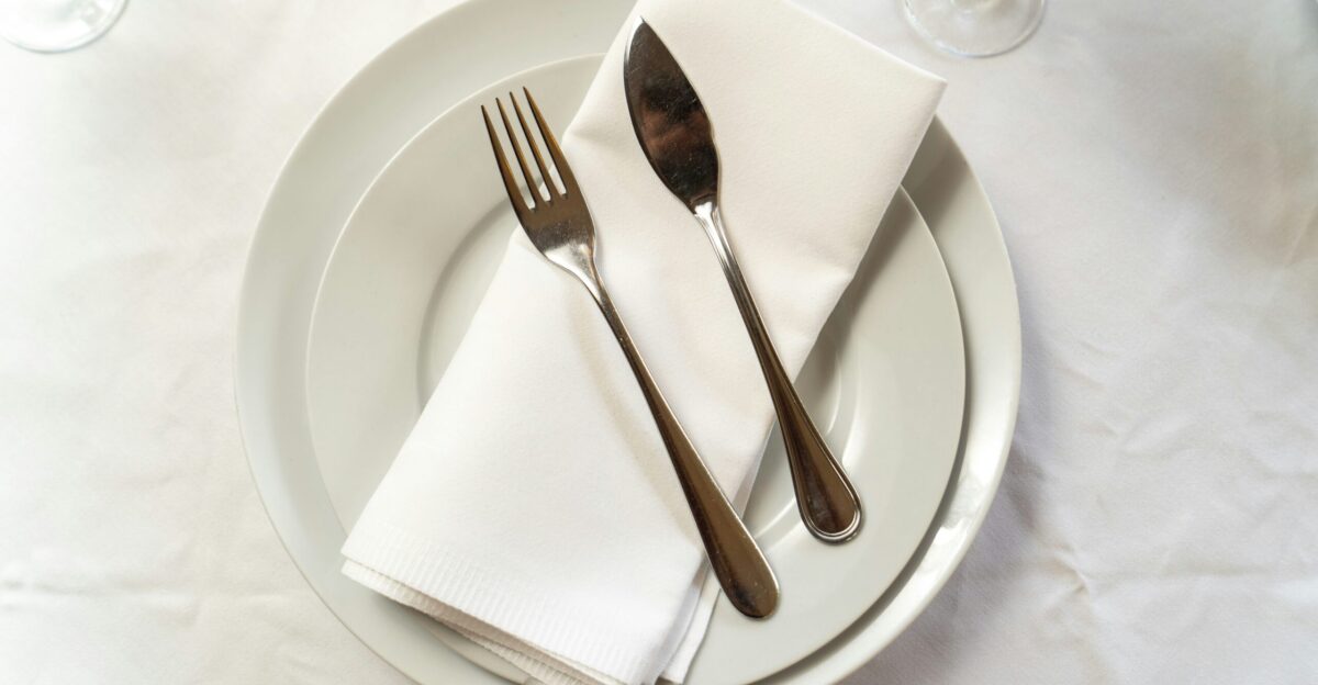 a silver spoon sitting on a table