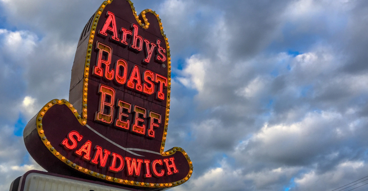 Arby's Big Hat sign. Syracuse, New York