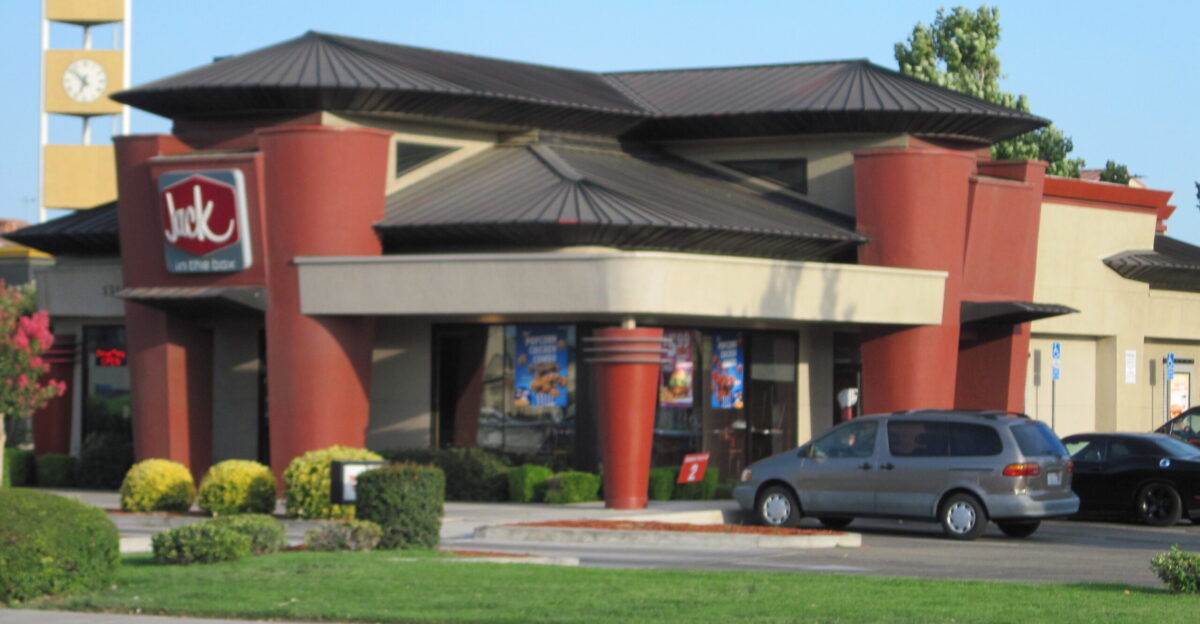 A Jack in the Box restaurant in Manteca California