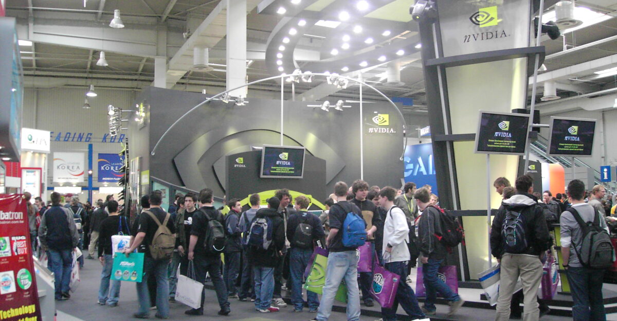 CeBIT 2005 Nvidia Stand