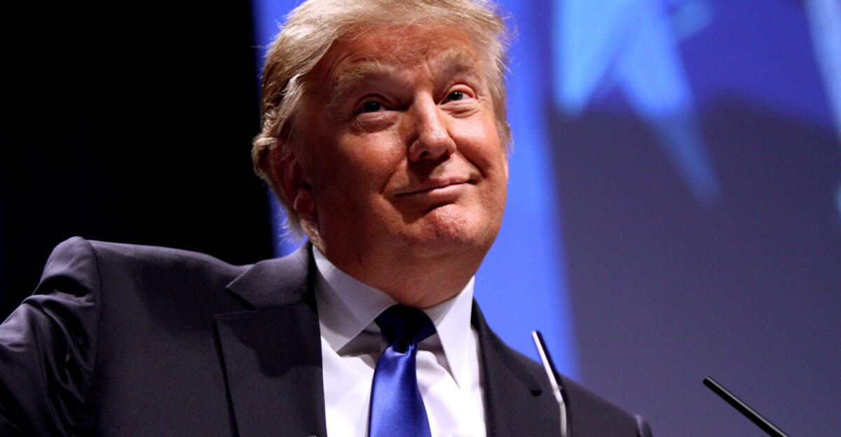 Donald Trump speaking at CPAC in Washington D C on February 10 2011