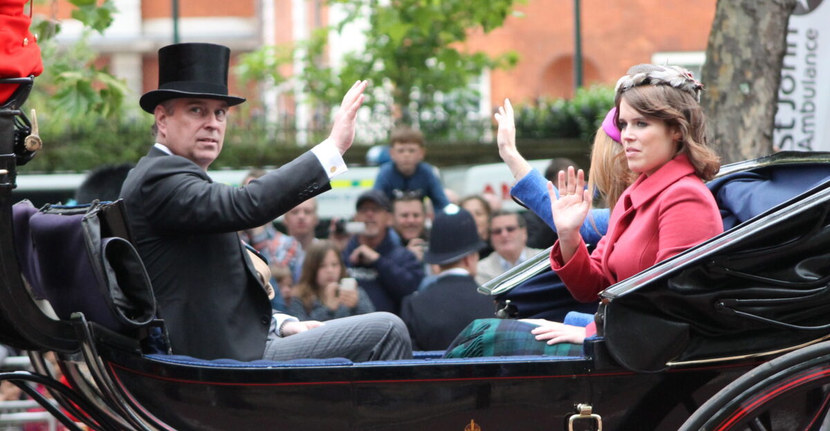 Prince Andrew and Princess Eugenie June 2012