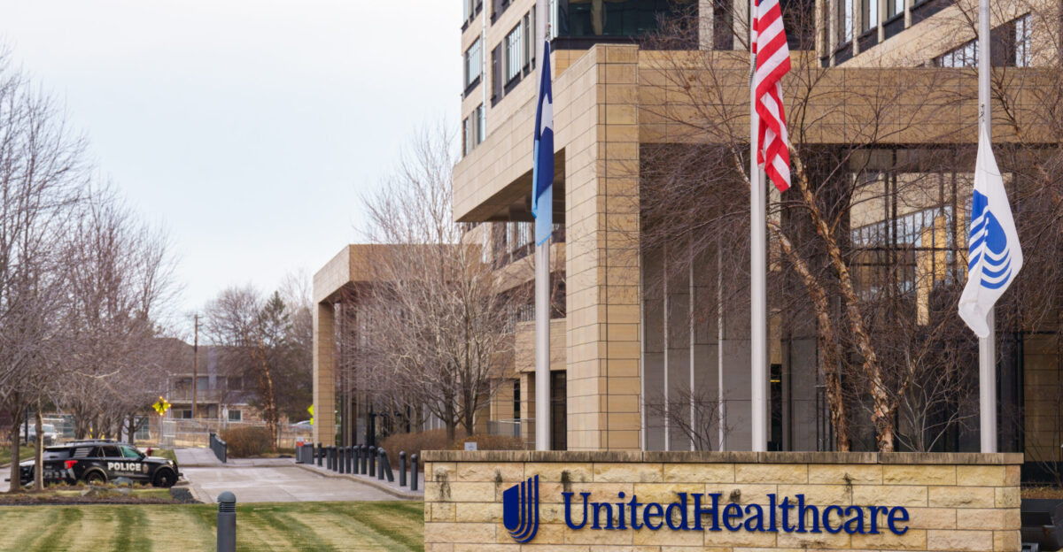 Police outside the corporate headquarters of UnitedHealthcare in Minnetonka Minnesota on December 8 2024 The insurance company s CEO Brian Thompson was killed on December 4th 2024 in New York City The man who was shown on a security camera shooting Thompson has not yet been identified or arrested Please provide credit with a link to a href rel noreferrer nofollow chaddavis photography photo-archive a